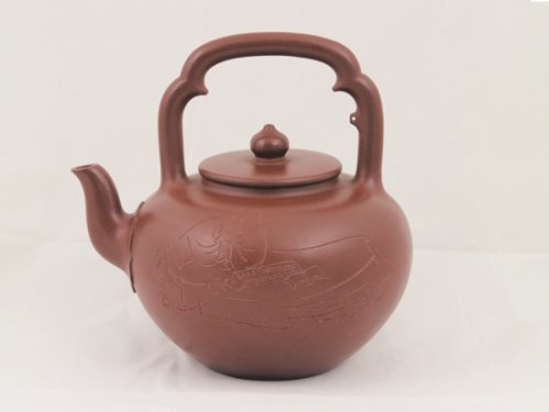 叶洪斌紫砂壶 吴径提梁 