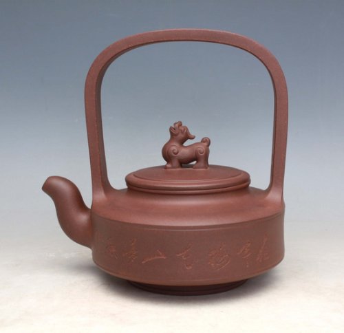 张敏紫砂壶 提梁 