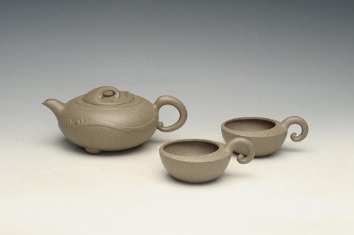 吴淑英紫砂壶 观海 