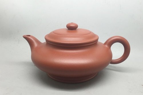 杨圣紫砂壶 虚扁 