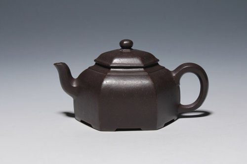 刘蓉萍紫砂壶 小六方壶 