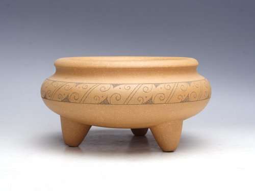 周奇鸣紫砂壶  宣德炉  泥料：... 