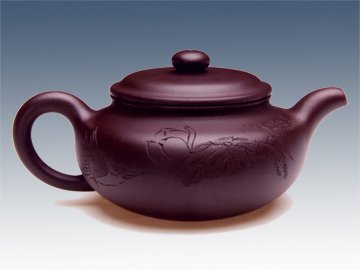 周建平紫砂壶 仿古朱新洪铭 