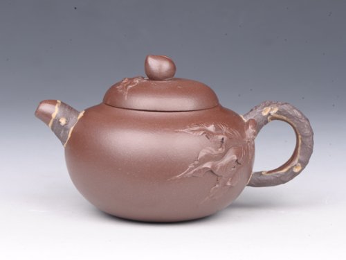 邹健紫砂壶 小桃壶 