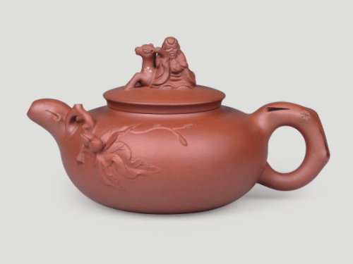 吴建军紫砂壶 万寿无疆 