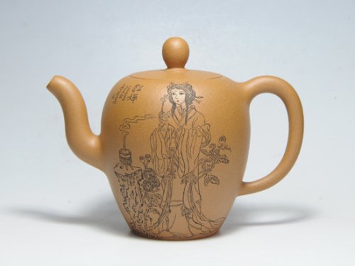 吴秋平紫砂壶 美人肩 