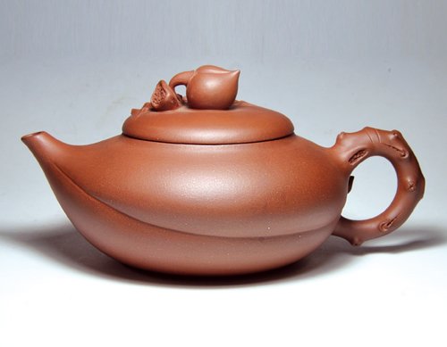 席志紫砂壶 寿桃 