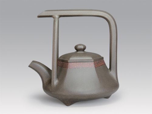 王卫紫砂壶 常乐提梁 