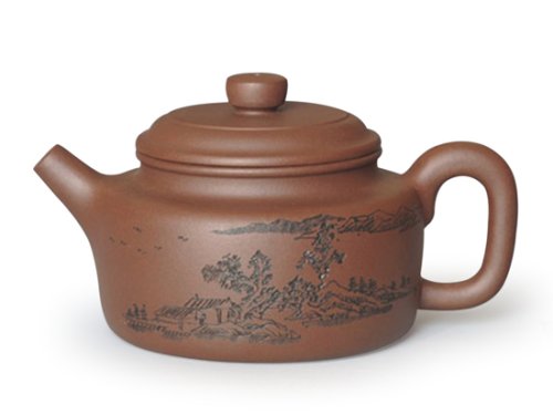 强建红紫砂壶 德钟 