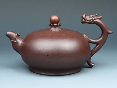 朱菊华紫砂壶 龙珠 