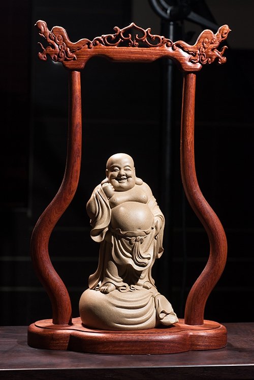 李爱民紫砂壶 布袋罗汉 