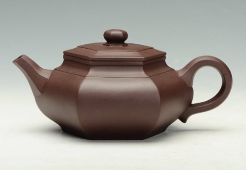 李军紫砂壶 大彬六方2 