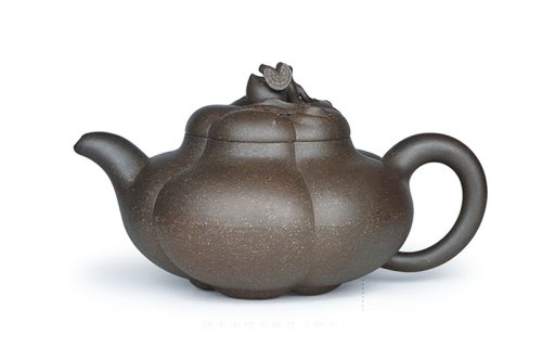 施云峰紫砂壶 上合桃壶窑变 