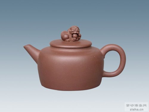 丁小华紫砂壶 狮球 