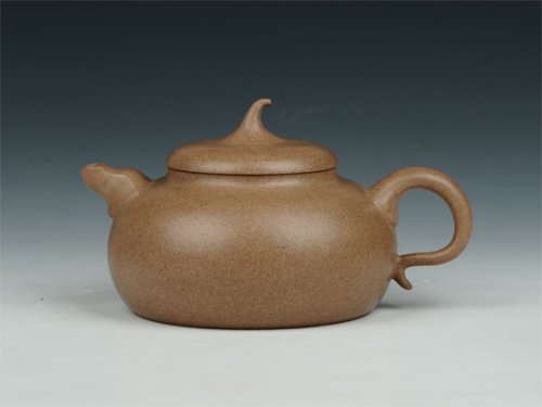 刘亚萍紫砂壶 段泥小品茄瓜 