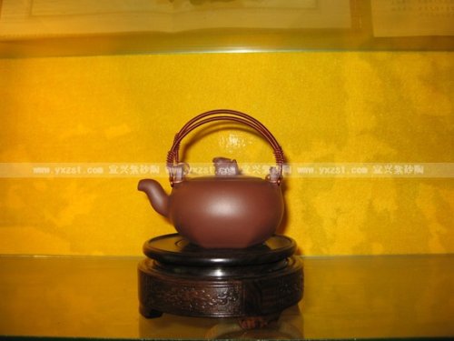 孙利芳紫砂壶 提梁圆珠 