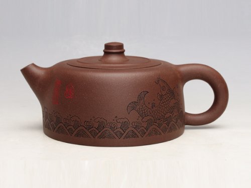 董建平紫砂壶 乐余井栏壶 