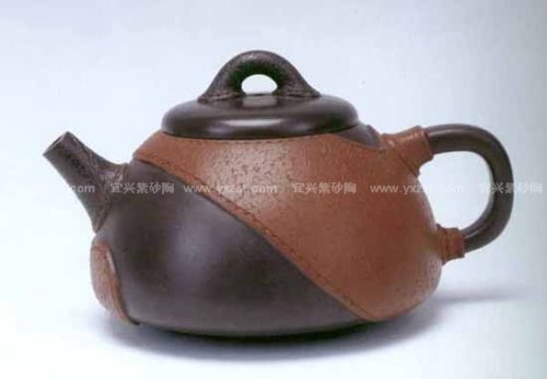 尹祥明紫砂壶 日月石铫壶 