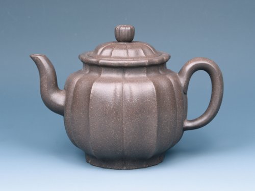 张丽妹紫砂壶 菱花 