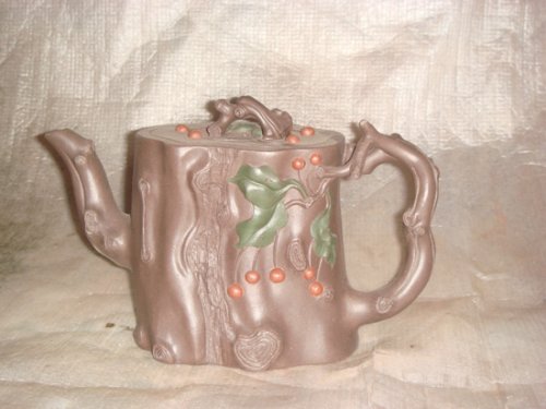 邹辉紫砂壶 樱桃桩 