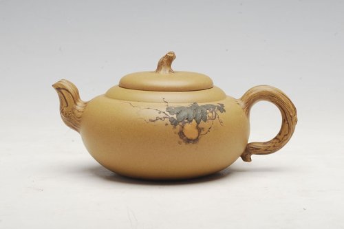 储蓁紫砂壶 三元壶 