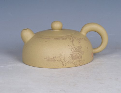 宋亚萍紫砂壶 半月 