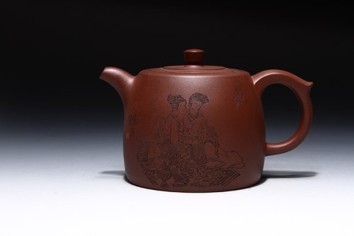 张黎强紫砂壶 景舟井栏壶 