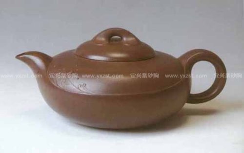 季益顺紫砂壶 紫气东来壶 