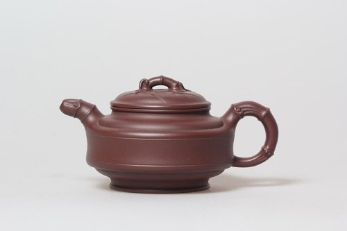 朱永良紫砂壶 双线竹鼓 