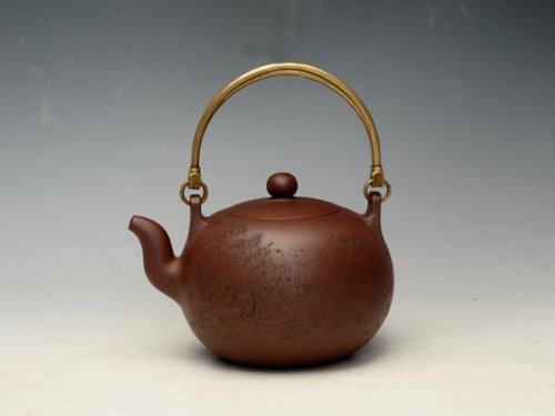 范建鹏紫砂壶 圆珠 