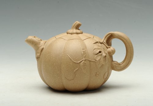 刘方紫砂壶 南瓜壶 