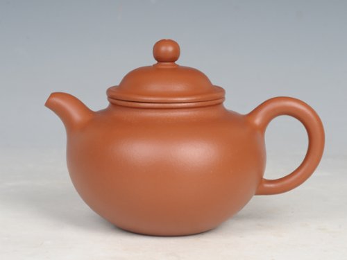 冯文娟紫砂壶 朱泥全手工莲子 