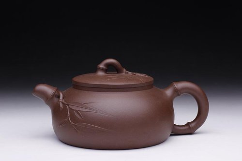 任惠芬紫砂壶 竹韵壶 