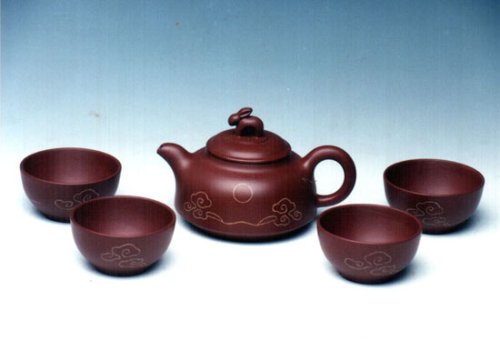 华雪琴紫砂壶 玉兔 