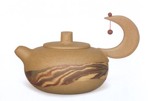 许煜红紫砂壶 太湖明月 