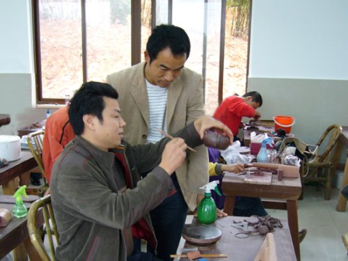 赵志东紫砂壶 杨唯高指点壶艺 