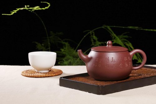 周健紫砂壶 果园 