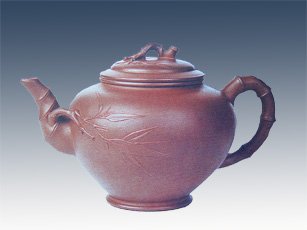 吴云根紫砂壶 小型竹节 