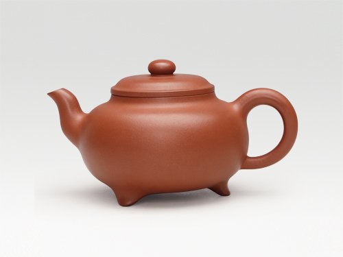 殷阿根紫砂壶 三足玉鼎 