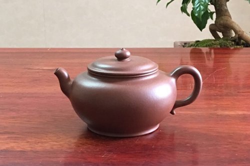 潘云兰紫砂壶 扁樱 