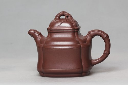 刁俊峰紫砂壶 四方竹鼎 
