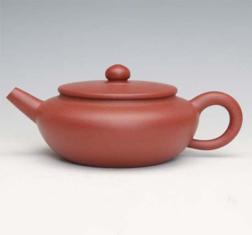 高俭紫砂壶 扁圆 