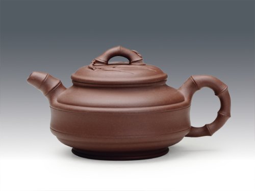 冯盘军紫砂壶 双线竹鼓 