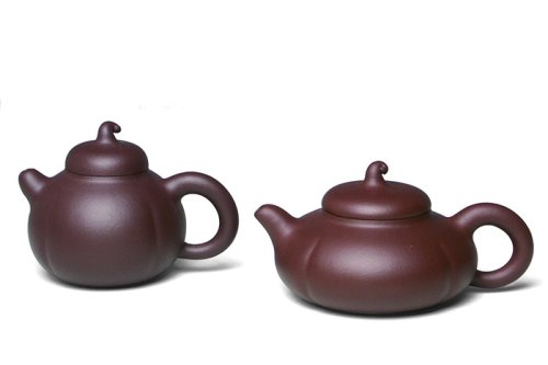 毛春英紫砂壶 高矮金瓜 