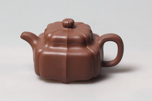 沈小平紫砂壶 花开四方 