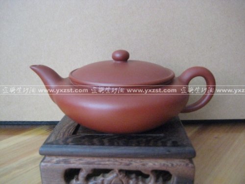 李作顺紫砂壶 朱泥小品一 