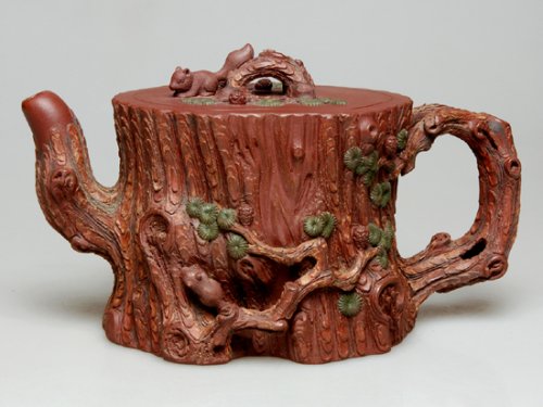 郑永平紫砂壶 松椿  480cc 