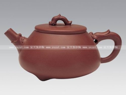 陆红炜紫砂壶 龙的传人 