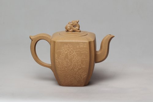 孙洪林紫砂壶 蟠龙壶 