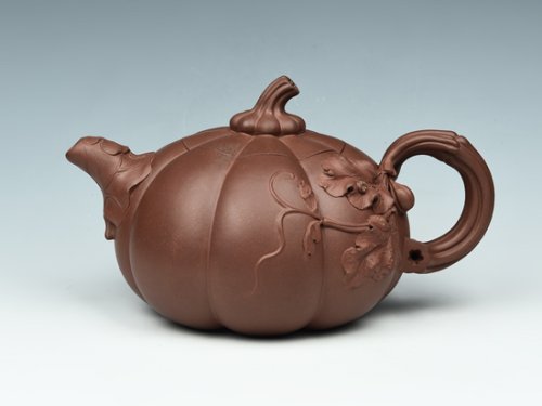 陆慧军紫砂壶 南瓜 